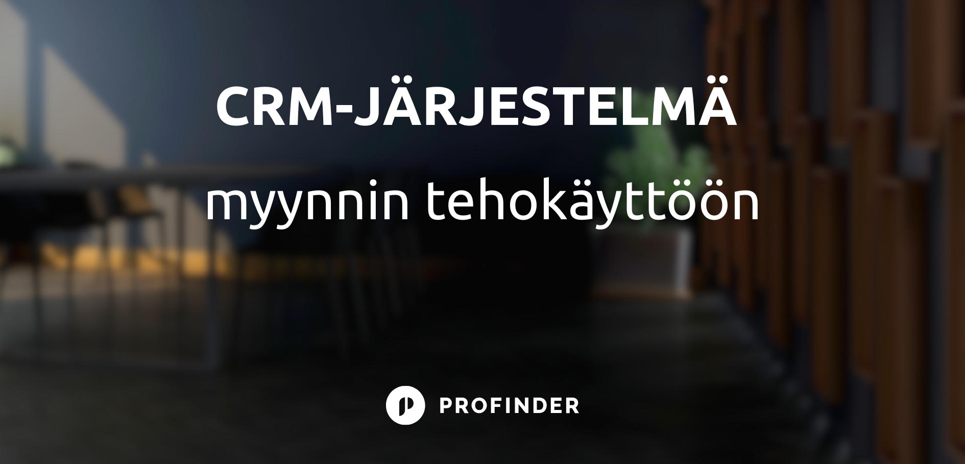 CRM-järjestelmä
